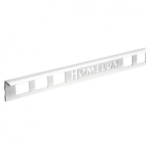Homelux 8mm PVC Straight Edge White Tile Trim £5.99