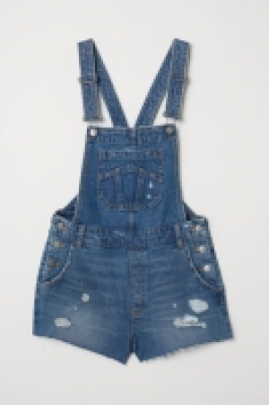  Denim dungaree shorts £22.00