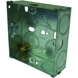 Wickes Metal Box 1 Gang 25mm £0.49