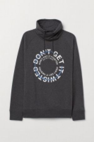  Funnel-collar sweatshirt £18.00