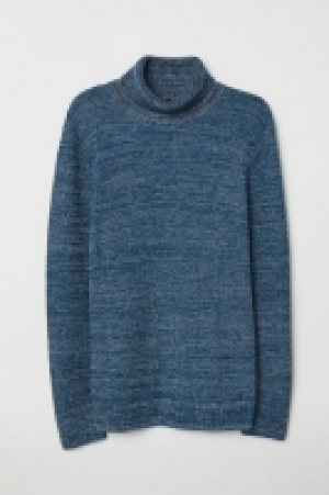  Rib-knit polo-neck jumper £20.00