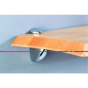 Wickes Adjustable Stainless Steel Bracket Small 2 Pack 250x6 £13.49