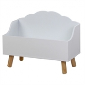 Kids Open Toy Chest White - 580 x 280 x 450mm £15.00