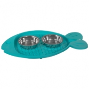 BMStores  Cat Bowl Feeding Set - Blue