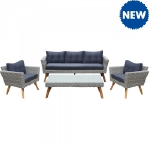 Vita Rattan Conservatory Sofa Set 5 Seater