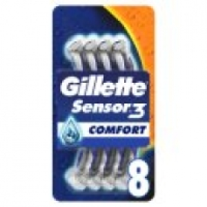 Sensor3 Comfort Mens Disposable Razors 8 Pack £5.00
