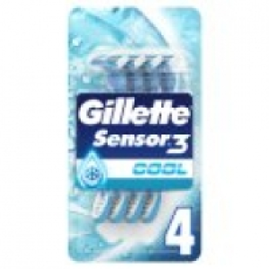 Sensor3 Cool Mens Disposable Razors 4 Pack £2.50