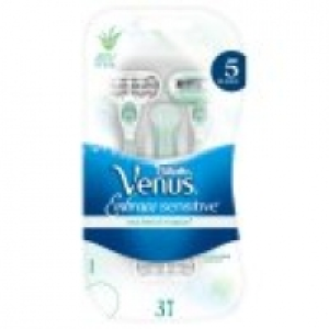 Venus Embrace Sensitive 5 Blade Disposable Razors 3 Pack £6.00