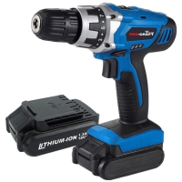 RobertDyas  Pro-Craft by Hilka 18V Li-Ion Cordless Drill with 2 Battery 