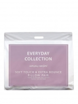 Everyday Collection Soft Touch and Extra Bounce Pillows (Pai £10.00