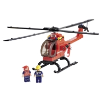 Wilko  Wilko Blox Fire Helicopter Medium Set
