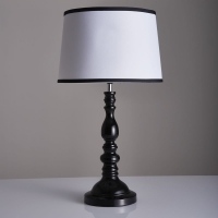 Wilko  Wilko Black & White Table Lamp