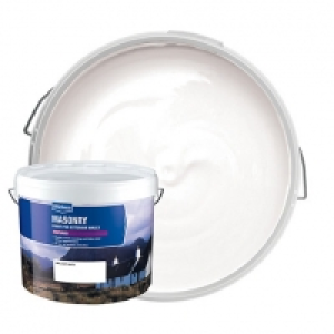Wickes Textured Masonry Paint - Brilliant White 10L &pound;28.00