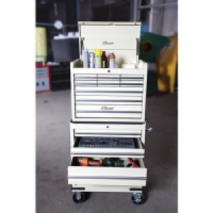 Hilka Classic 13 Drawer Mobile Combination Unit - Cream &pound;499.00