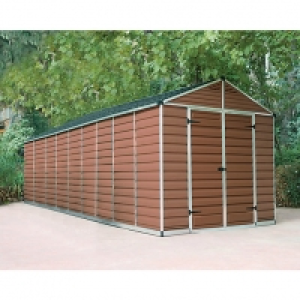 Palram 8 x 20 ft Skylight Plastic Apex Shed Amber &pound;1,400.00