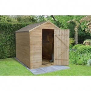 Forest Garden 8 x 6 ft Apex Overlap Pressure Treated Windowl £432.00
