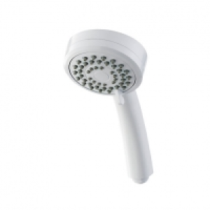 Triton 3 Position Shower Head - White &pound;18.00