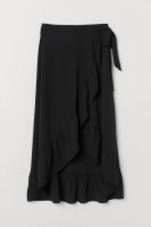  Crêpe wrapover skirt £11.00