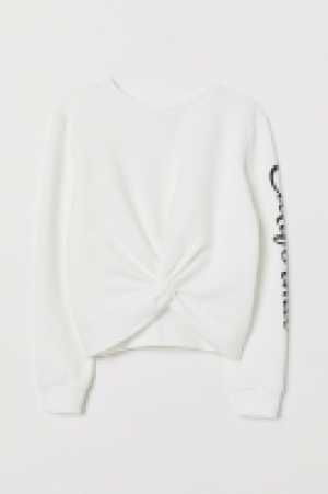  Knot-detail sweatshirt £5.00