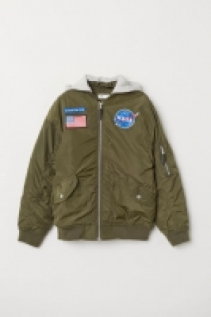  Padded bomber jacket £15.00