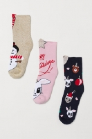  3-pack terry socks £6.00