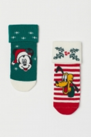  2-pack terry socks £3.00