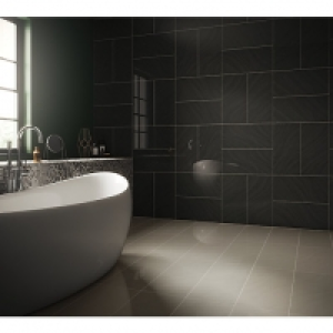 Wickes Norton Charcoal Porcelain Tile 600 x 300mm &pound;27.00