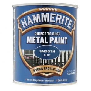 Hammerite Metal Paint - Smooth Blue 750ml £21.50
