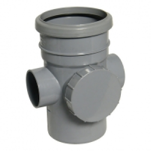 FloPlast SP274G Soil Access Pipe - Grey 110mm £15.00