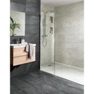 Wickes Amaro Charcoal Porcelain Tile 615 x 308mm &pound;23.94