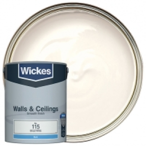 Wickes Ghost White - No. 115 Vinyl Matt Emulsion Paint - 5L £17.00