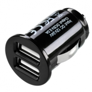 Ross Dual USB 12V Car Charger - Black 2.1A £6.49