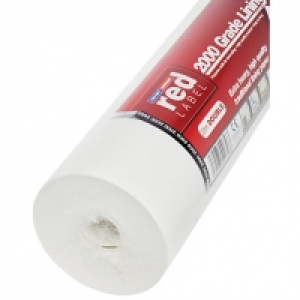 Erfurt Lining Wallpaper 2000 Grade White - 20m &pound;7.63