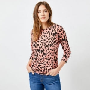 Multicoloured Leopard Print Top