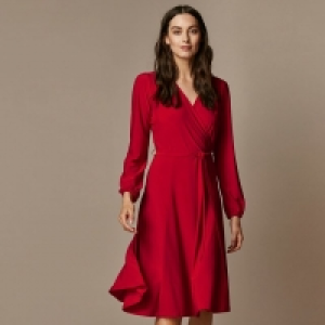Red Wrap Dress