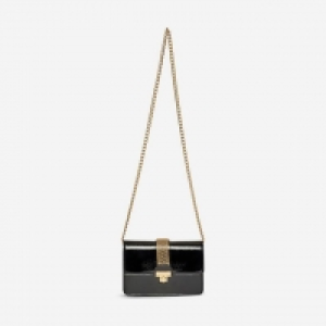 Black Patent Mini Cross Body Bag £12.60