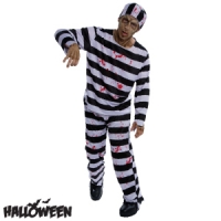HomeBargains  Halloween Zombie Prisoner Costume