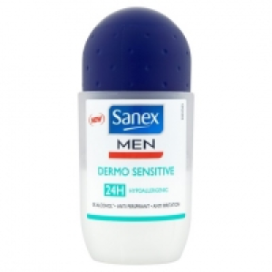 Tesco  Sanex Mens Sensitive Skin Roll On 50Ml