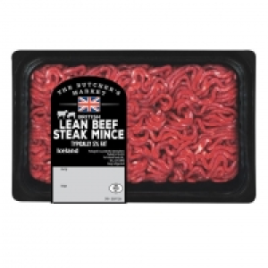 The Butchers Market British Lean Beef Steak Mince Typically £2.89