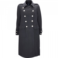 JTF  Ex Famous Chain Ladies Double Breasted Trench Coat