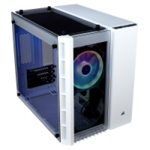 Corsair Crystal 280X RGB Micro-ATX Case - White Tempered Gla £149.99