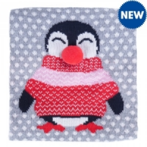 JTF  Christmas Penguin Light Up Jumper S