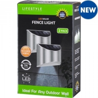 JTF  Lifestyle Solar SMD Fence Light 2 Pack