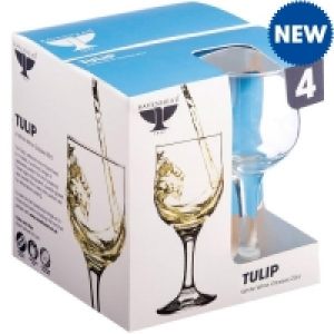Tulip White Wine Glasses 20cl 4pk