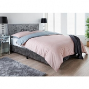 BMStores  Ariana Velvet Double Bed