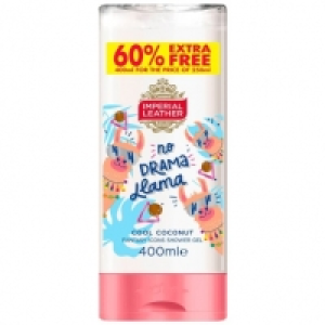 BMStores  Imperial Leather No Drama Llama Shower Gel 400ml - Cool Coco