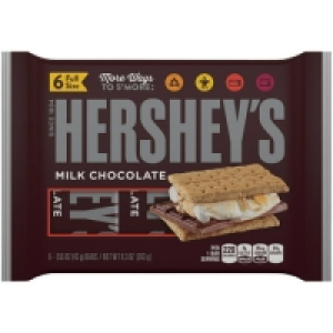 Hersheys Milk Chocolate Bars, 9.3 Oz., 6 Count