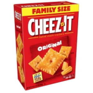 Cheez-It Baked Snack Crackers, Original Cheddar, Family Size
