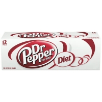 Walmart  (2 Pack) Diet Dr Pepper, 12 Fl Oz Cans, 12 Ct