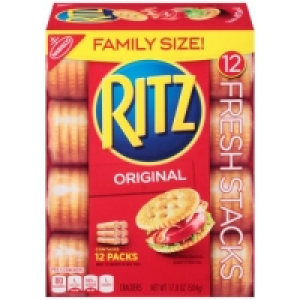 Nabisco Ritz Fresh Stacks Original Crackers, 17.8 Oz., 12 Co